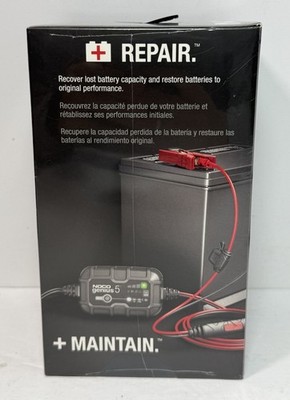 NOCO GENIUS5 5A 6V/12V Smart Battery Charger Maintainer -New Sealed #3