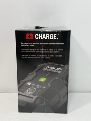 NOCO GENIUS1 1A Battery Charger 6V 12V Car Motorcycle Trickle Maintainer #1