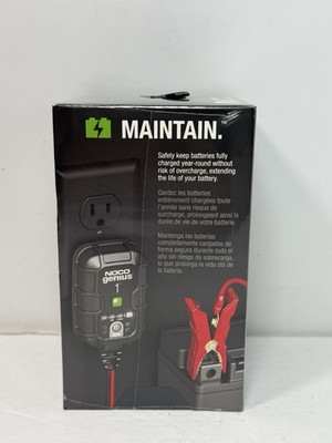 NOCO GENIUS1 1A Battery Charger 6V 12V Car Motorcycle Trickle Maintainer #3