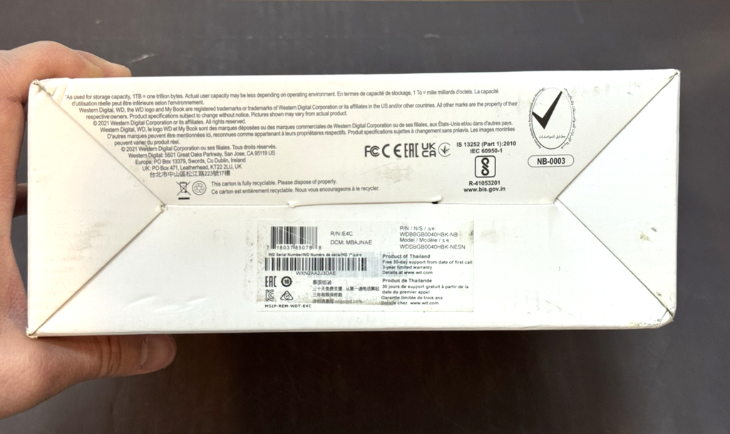 WD 4TB My Book Desktop External Hard Drive WDBBGB0040HBK-NESN - Brand New #3