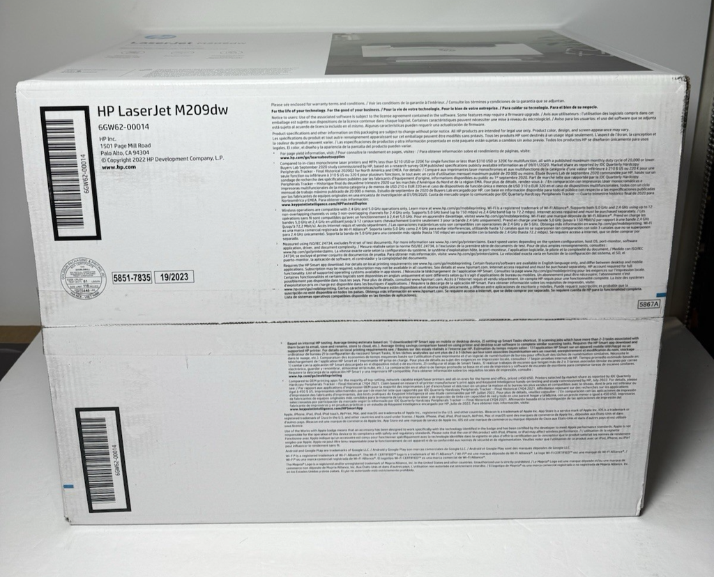 HP LaserJet M209dw Wireless AI-Enabled Black-and-White Laser Printer-New Sealed #4