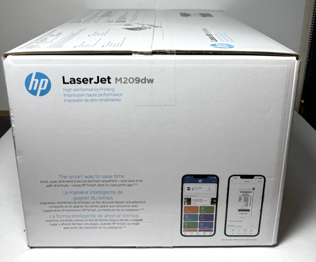 HP LaserJet M209dw Wireless AI-Enabled Black-and-White Laser Printer-New Sealed #5