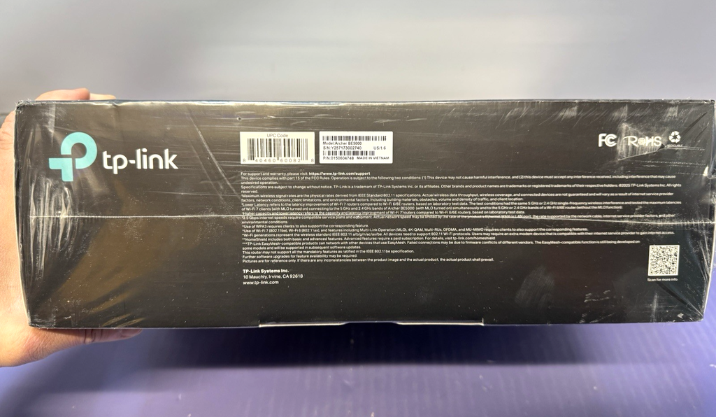 Brand NEW TP-Link Archer BE5000 Dual-Band Wi-Fi 7 Router Black #3