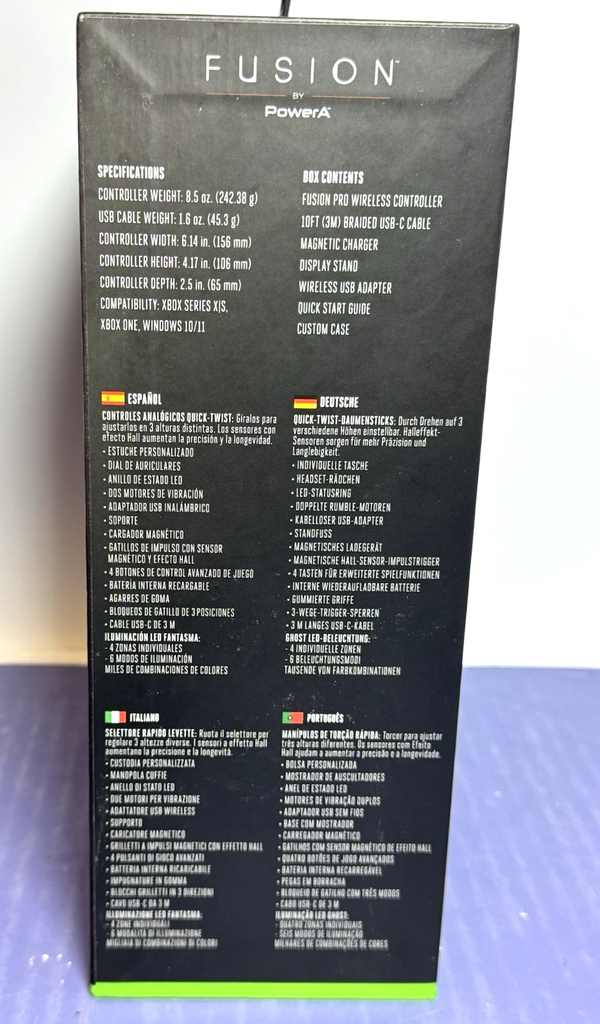 FUSION BY POWERA XBGP0278-01V Fusion Pro Wireless Controller XBox Series X Etc #3