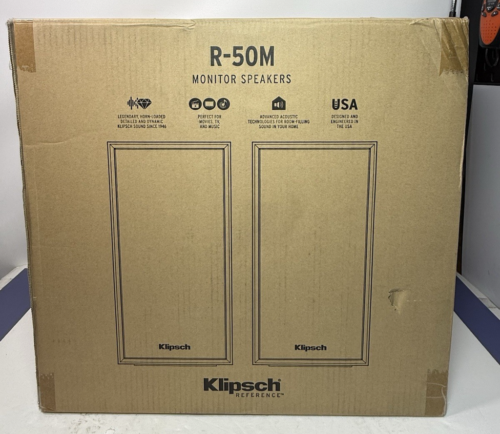 Klipsch R-50M Reference Monitor Speakers -Open Box #6