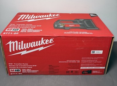 Milwaukee M18 Transfer Pump 2771-20 Tool-Only- Brand New Sealed #4