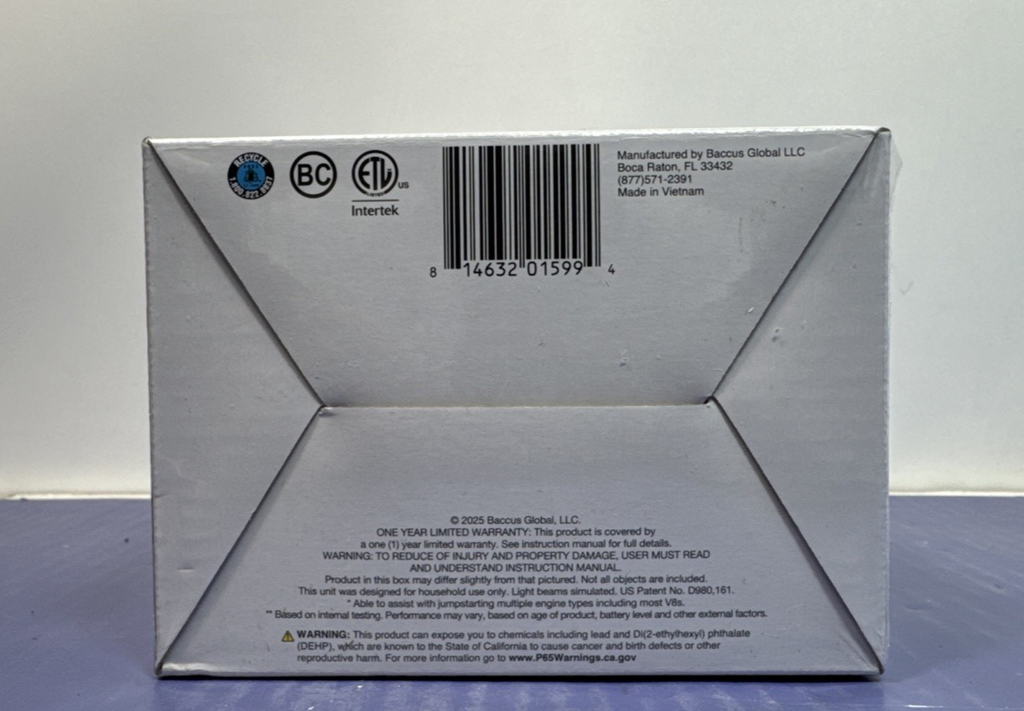 VECTOR 1600 Peak Amp Automotive Lithium Jump Starter, Portable Power - New #2