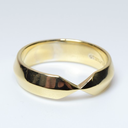 Tiffany & Co. Nesting Wide Band Ring in 18k Rose Gold US Size 6.5 used