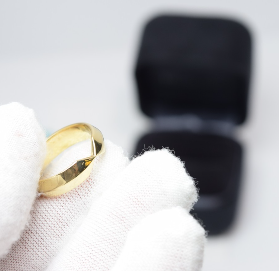 Tiffany & Co. Nesting Wide Band Ring in 18k Rose Gold US Size 6.5 #8