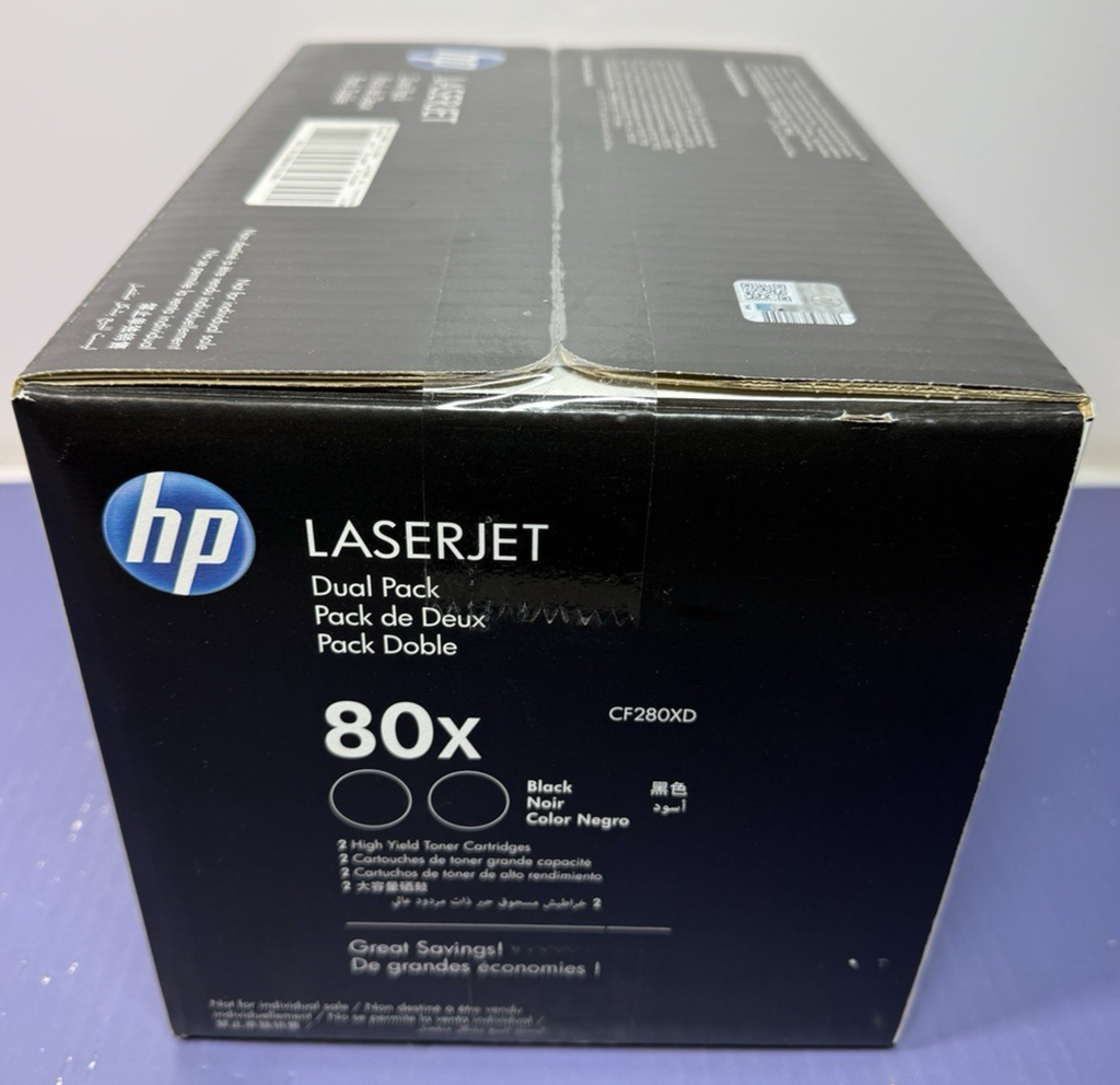 HP CF280XD 80X LaserJet Black Toner Cartridge - 2 Piece Pack - 12/25 #2