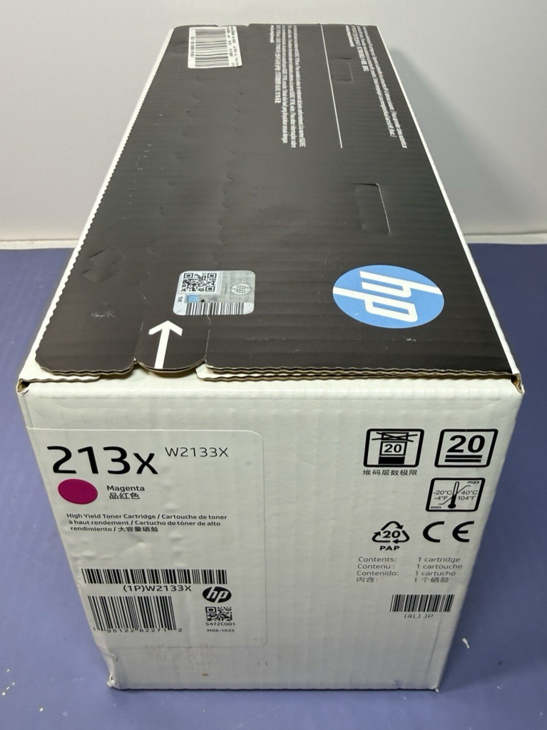 HP 213X Magenta W2133X High Yield Toner LaserJet 5800dn 5700dn MFD: 9/25 #2