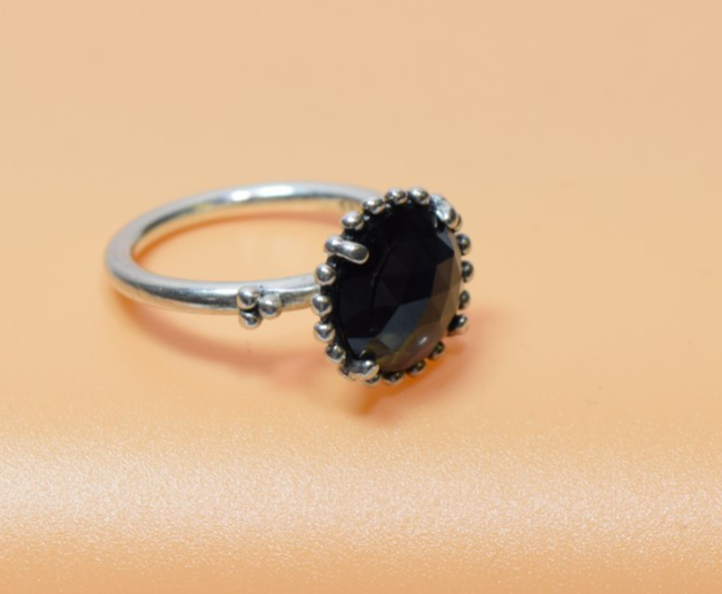 PANDORA Retired Midnight Star Ring 190910NBC -Size 6.5 #2