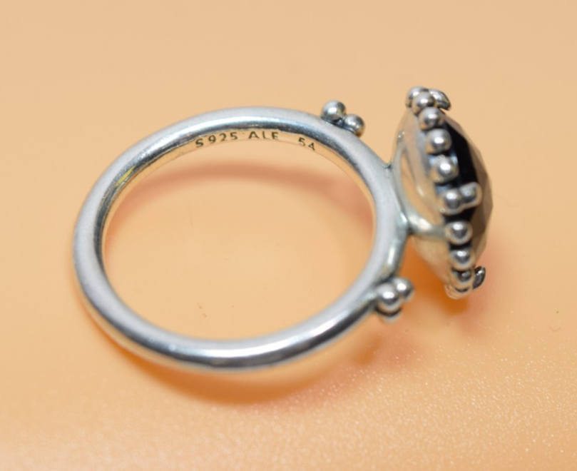 PANDORA Retired Midnight Star Ring 190910NBC -Size 6.5 #3
