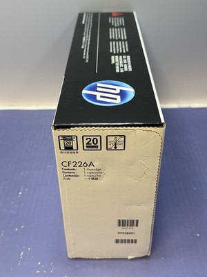 GENUINE HP 26A (CF226A) BLACK Toner OEM NEW IN FACTORY SEALED BOX MFD:02/26 #2