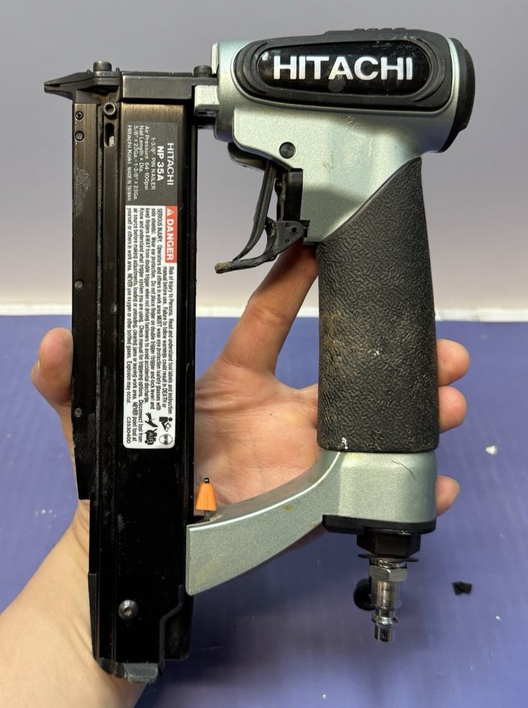 Hitachi NP35A / 1-3/8" Micro Pin Nailer 23GA Pneumatic Pro Finish Tool #3