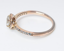 PANDORA 14k Gold Plated Pave Elevated Heart Ring 168421C01 -SIZE 9 cost