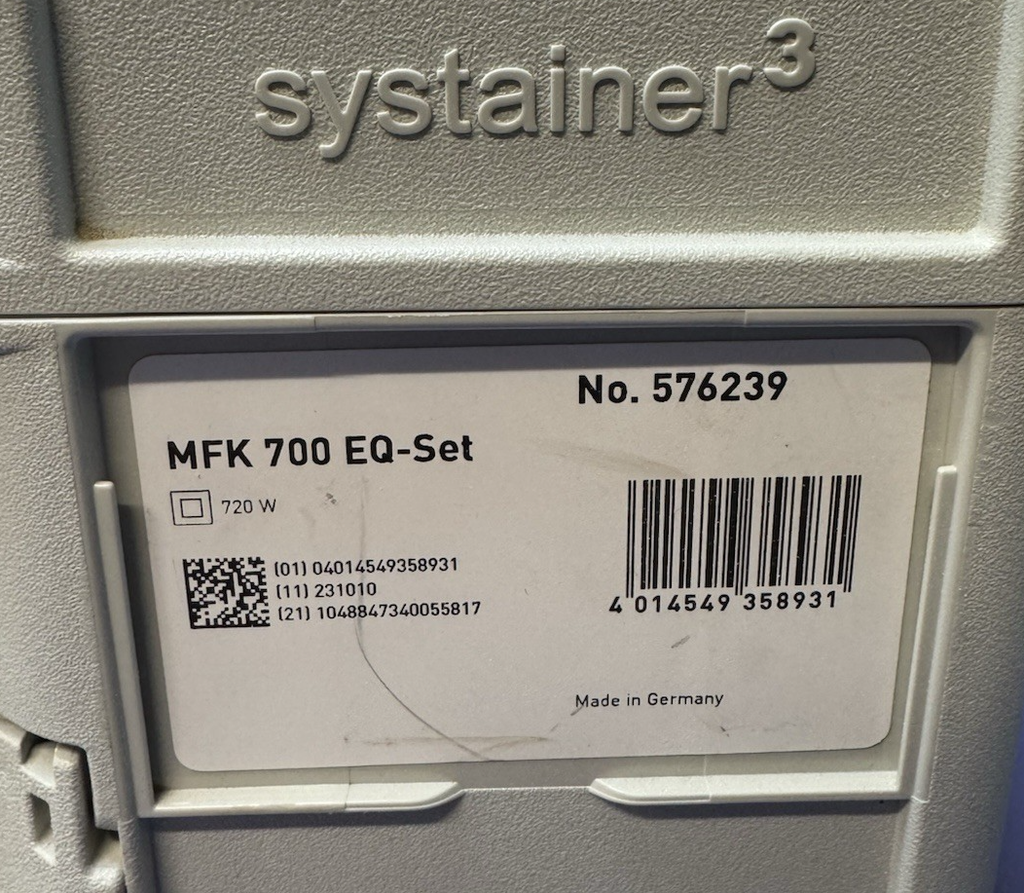 Festool MFK 700 EQ-Set Modular Edge Trim Router 576239 w/ Systainer & Accessorie #8