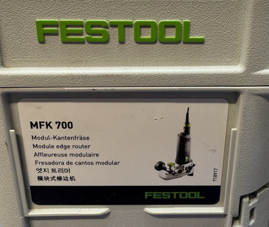 Festool MFK 700 EQ-Set Modular Edge Trim Router 576239 w/ Systainer & Accessorie #9