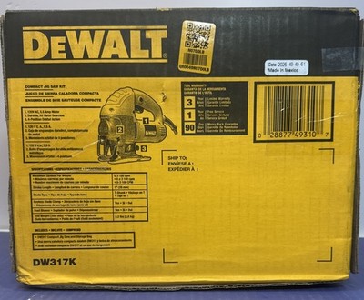 DEWALT DW317K 5.5-Amp Heavy-Duty Compact Top-Handle Jig Saw #1