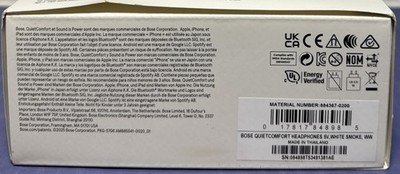 Bose QuietComfort Wireless OverEar Active Noise Canceling Headphones White Smoke #2