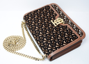 Burberry TB Monogram Crossbody Bag Brown Chain Leather w/ Dust Bag buy
