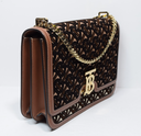 Burberry TB Monogram Crossbody Bag Brown Chain Leather w/ Dust Bag cost