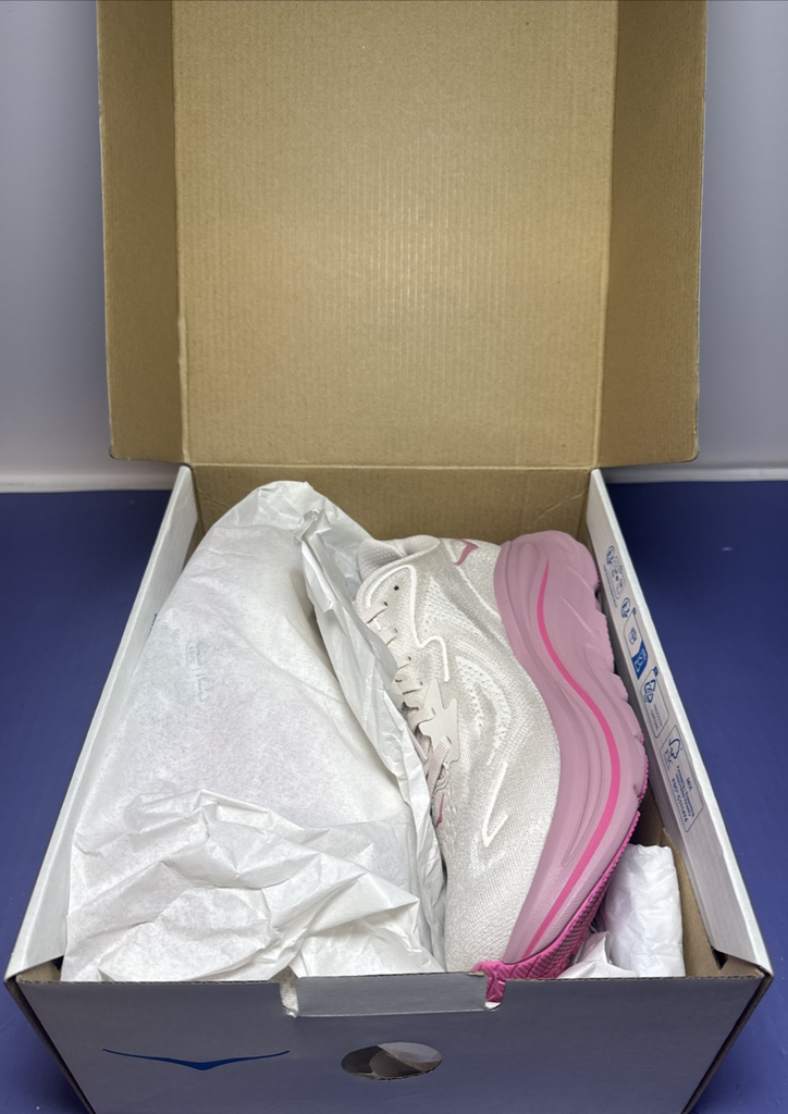 Hoka One One Clifton 10 1162050-RMD Sneaker Women 9D Wide Running Shoes EBS2181 #8