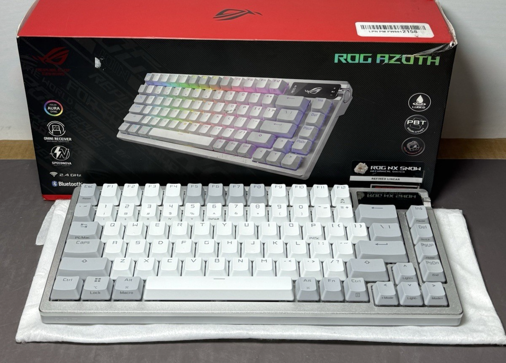 ASUS ROG Azoth Wireless Gaming Keyboard M701 Tri-Mode Connectivity, RGB, OLED #2