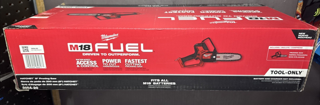 Milwaukee 3004-20 M18 FUEL 8" in. Hatchet Pruning Saw Chainsaw Tool Only #1