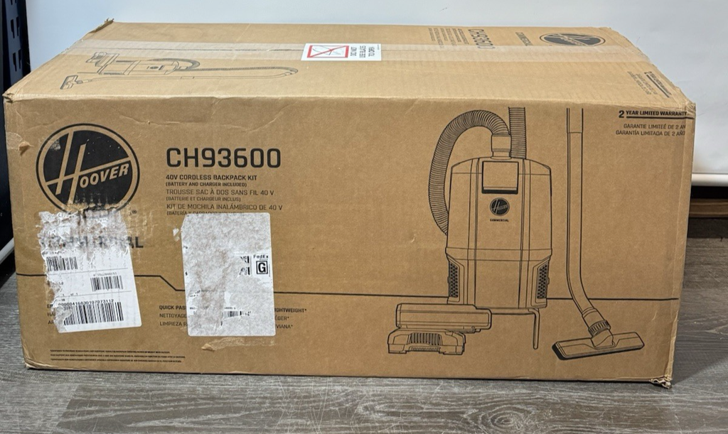 Hoover Commercial CH93600 HVRPWR 6quart 40V Cordless Backpack Vacuum -New #5