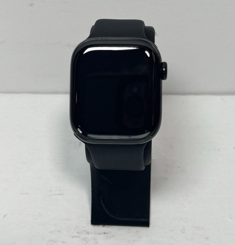 Apple Watch S11 42mm GPS + Cell Jet Black Aluminum Black Sport Band S/M-Unlocked #1