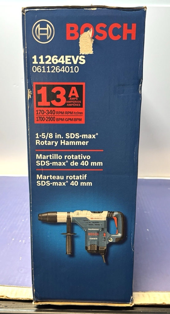 Bosch 11264EVS 13 Amp Corded 1-5/8 in SDS-Max Variable Speed Rotary Hammer Drill #4