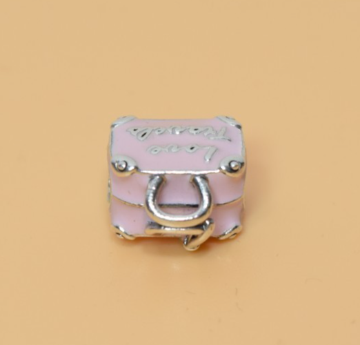 Pandora Charm – Pink Travel Bag Sterling Silver ALE S925 798063EN124 #4