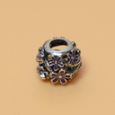 Pandora Openwork Purple Daisy Silver Charm buy