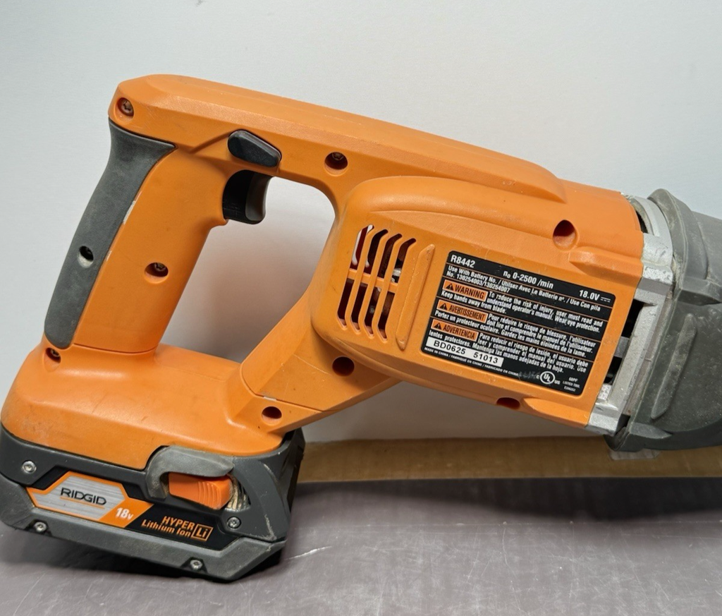 RIDGID 18V Tool Bundle R8442 R8452 R8693 Charger 8Ah & 4Ah Batteries #2