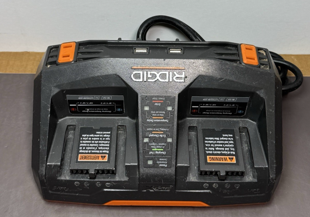 RIDGID 18V Tool Bundle R8442 R8452 R8693 Charger 8Ah & 4Ah Batteries #4