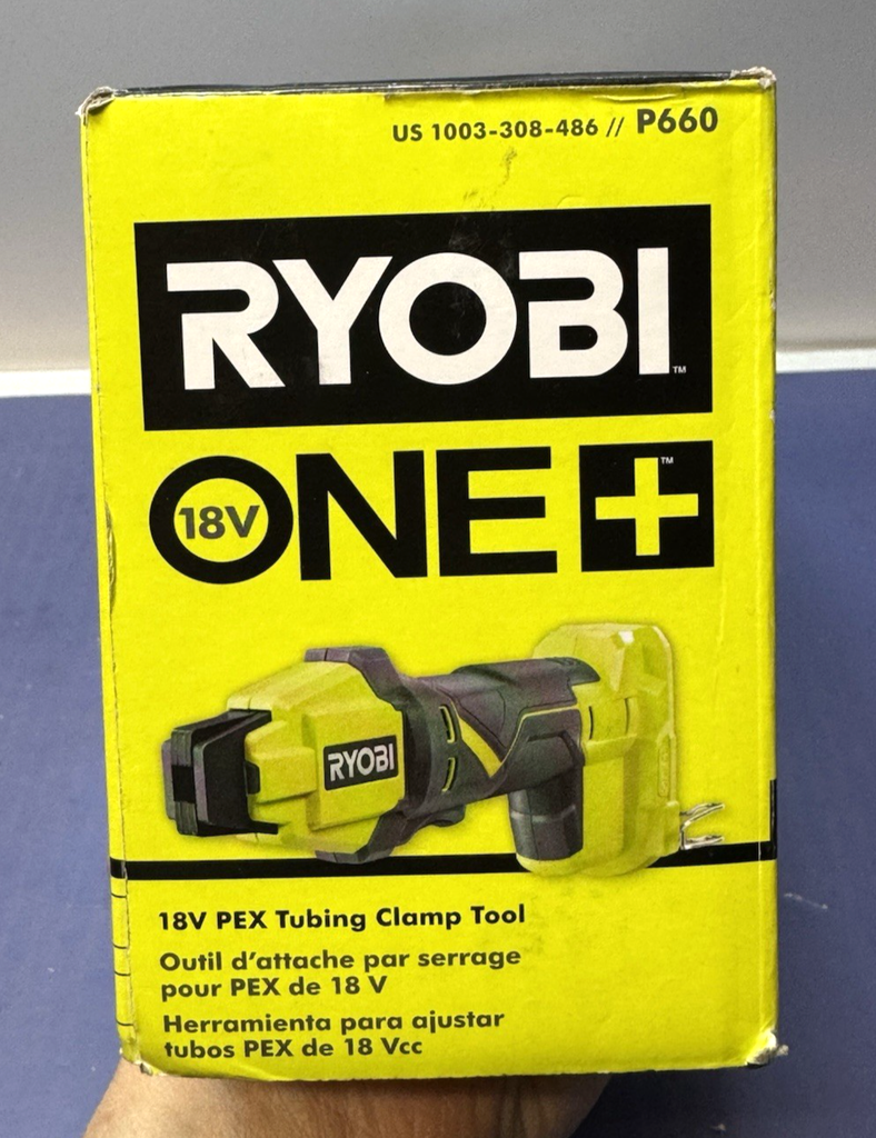 Ryobi One+ 18V PEX Tubing Clamp Tool P660 Tool-Only - Brand New #2
