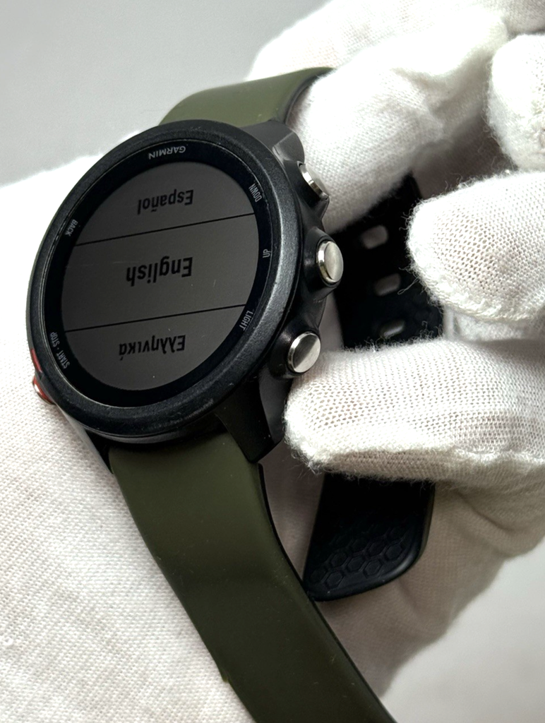 Garmin Forerunner 245 Music (GPS) 30 mm Black Case with Green Band #6