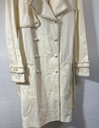 CHANEL 04P Ivory Tweed Trim Trench Coat Size 36 P23284V14100 France purchase