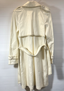 CHANEL 04P Ivory Tweed Trim Trench Coat Size 36 P23284V14100 France in Boston, MA