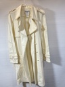 CHANEL 04P Ivory Tweed Trim Trench Coat Size 36 P23284V14100 France – photo-1