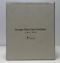 Google Nest Cam Outdoor (wired, 2nd gen) 2K Video and Gemini  2-Pack Snow -New used