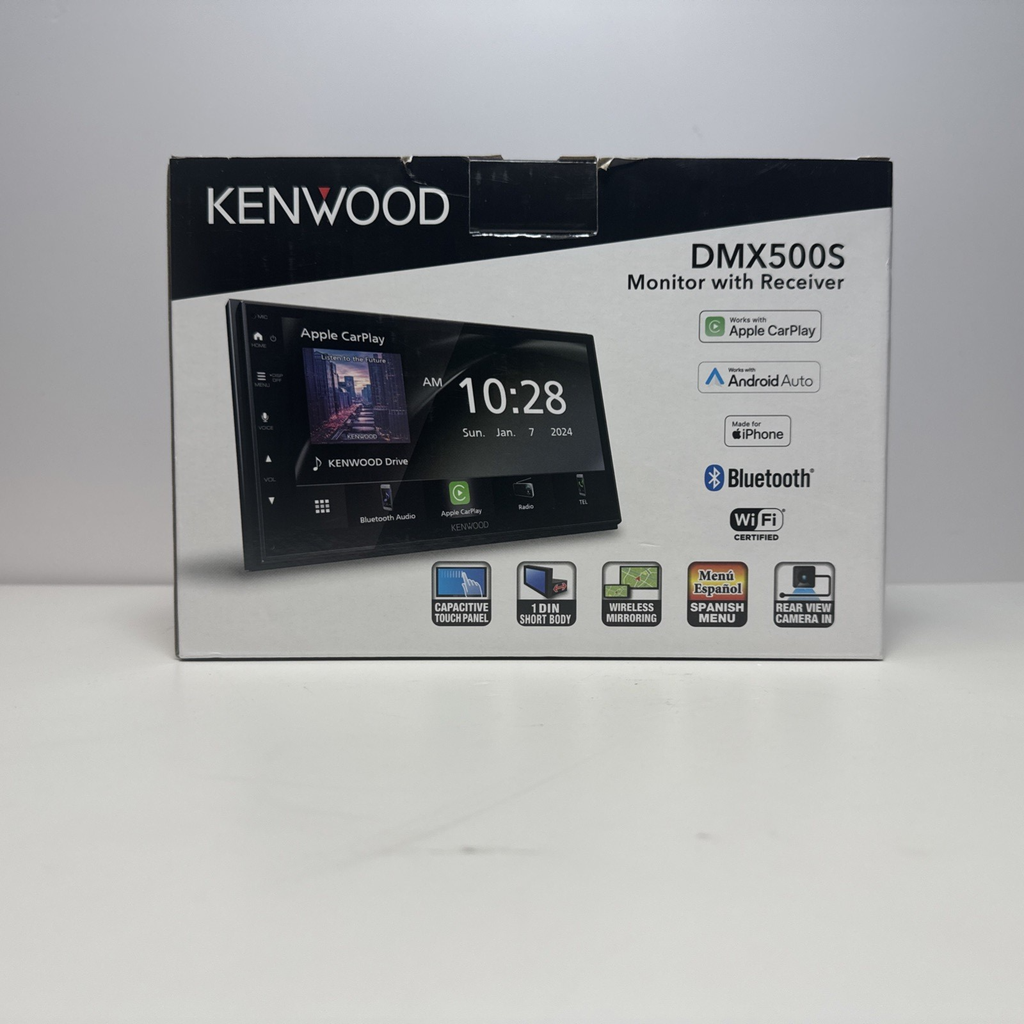 Kenwood DMX500S 6.8" 1-Din Radio w/ Apple CarPlay & Android Audio - Brand New #1