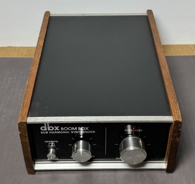 DBX Boom Box Model 100 Subharmonic Synthesizer Vintage Audio Processor *As Is* #1