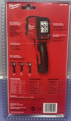 Milwaukee 2267-20H Infrared 10:1 Temp-Gun Red -New Sealed #1