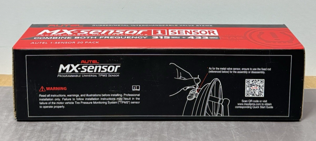 Autel 1-Sensor 20PK Sensors with Rubber Press-In Valve Autel 300010 -Brand New #3