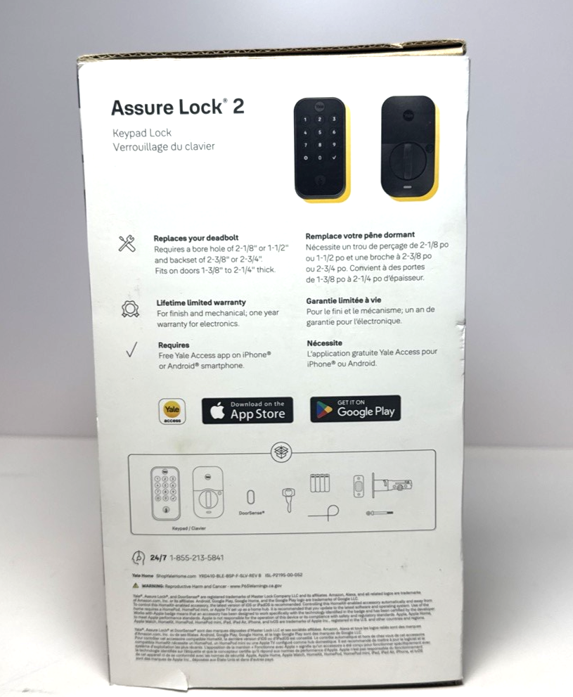 Yale Assure Lock 2 Keypad with Bluetooth - Black Suede (YRD410-BLE-BSP) #3