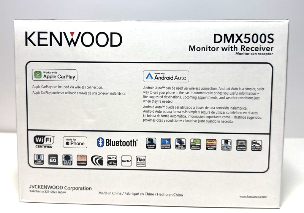 Kenwood DMX500S 6.8" 1-Din Radio w/ Apple CarPlay & Android Audio - Brand New #3