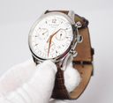 Movado Heritage Series Circa Chronograph Quartz Men's Leather Watch -43MM price