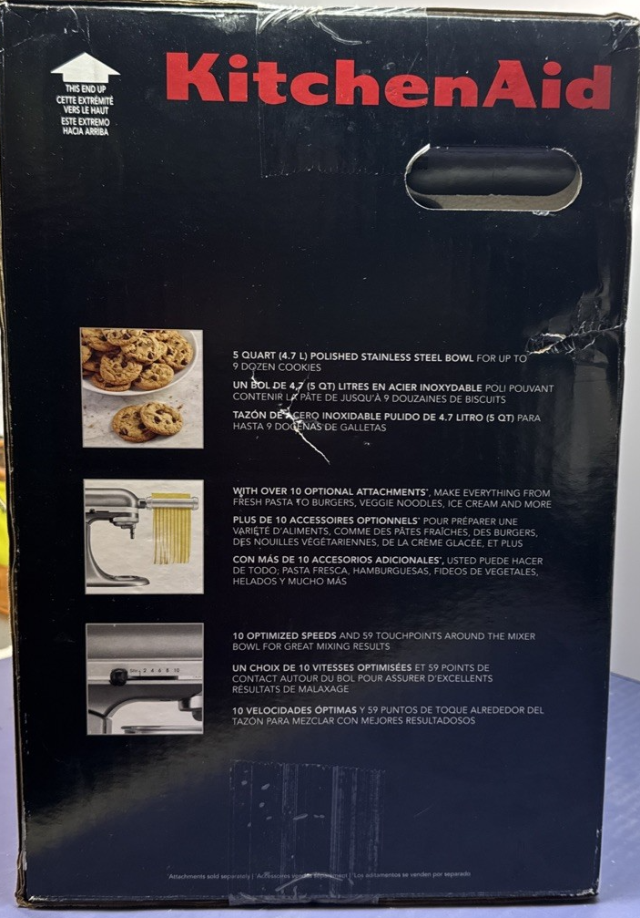KitchenAid KSM150PSMH Artisan 5 Qt Tilt-Head Mixer Matte Milkshake - SEALED/NEW #2